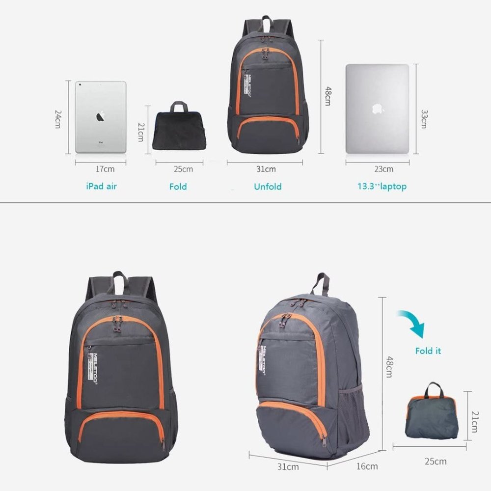 Meiletoo Foldable backpack - Picture 3 of 9